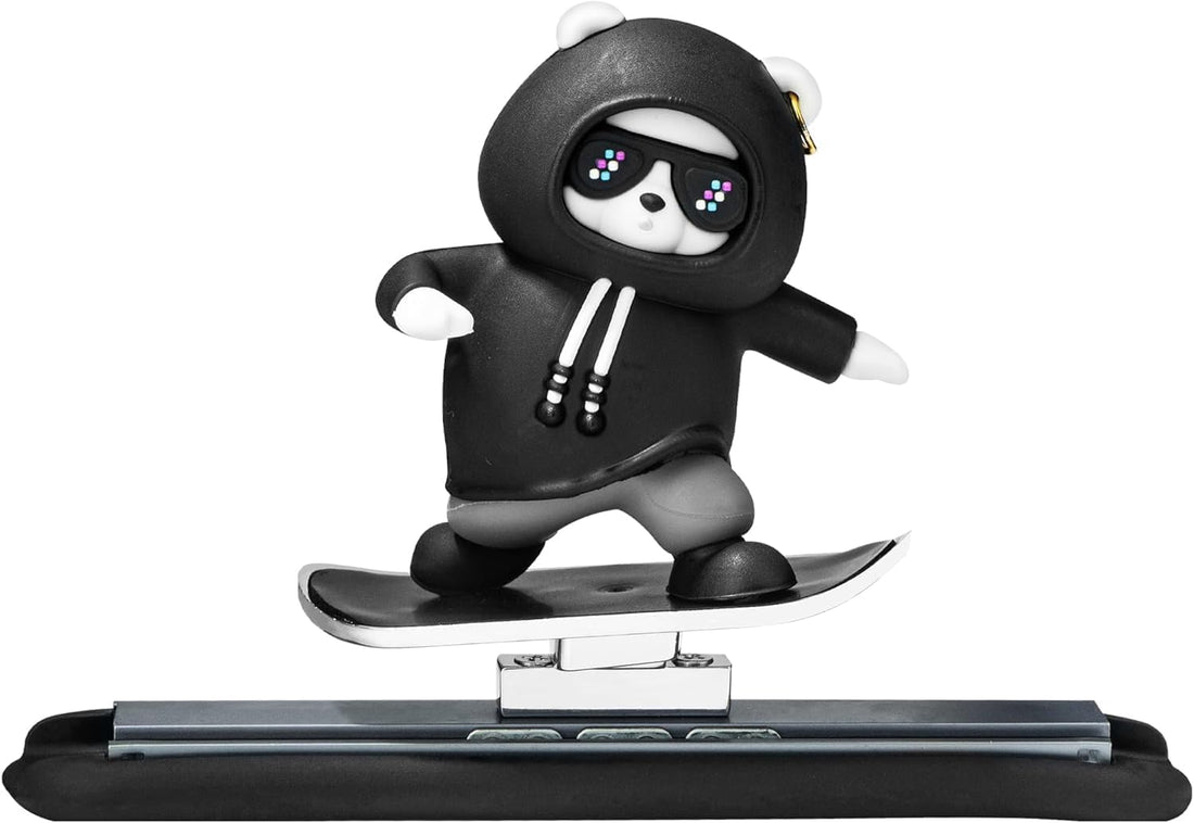 Sliding Panda Dynamic Motion Car Dash Accessory