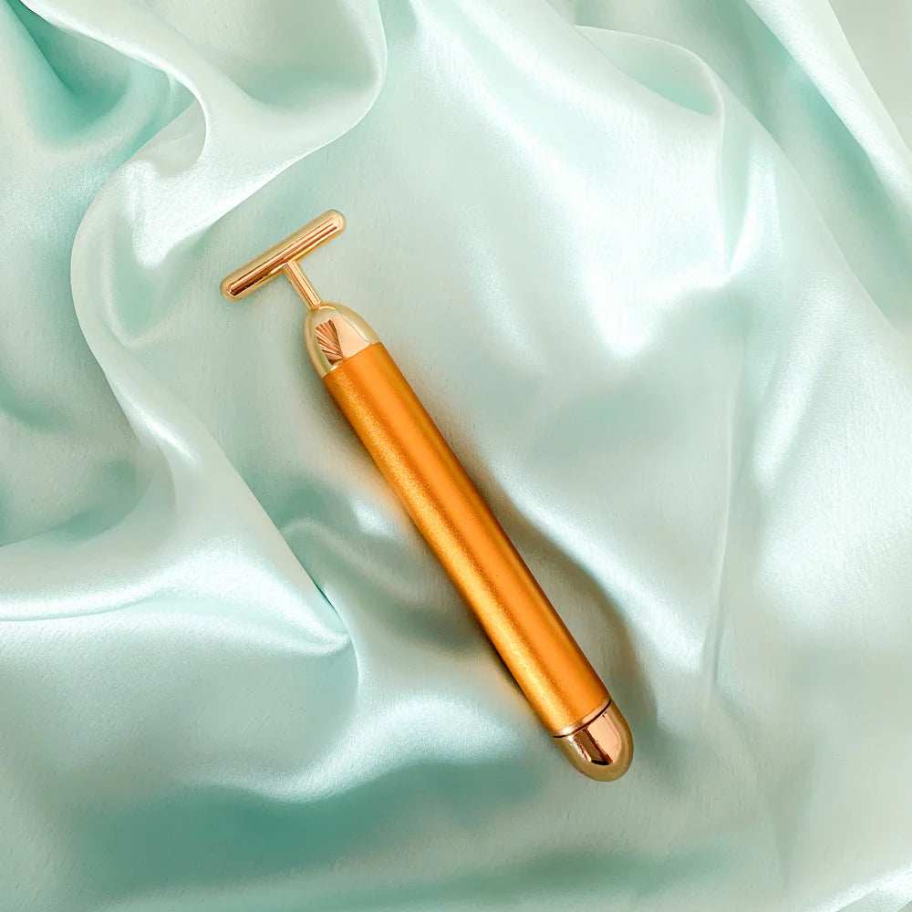 24K Gold Facial Massage Electric Roller